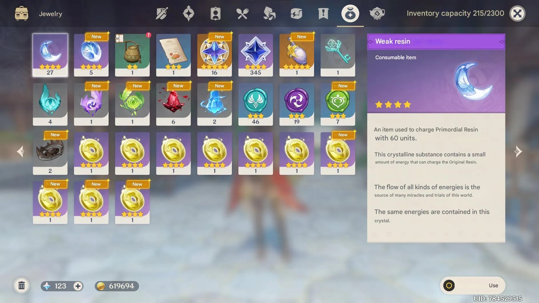 GI1664 AR36 Dehya Barbara Kaeya Lisa Starter | 5694 Primogems 39 Acquaint Fate 6 Intertwined Fates 